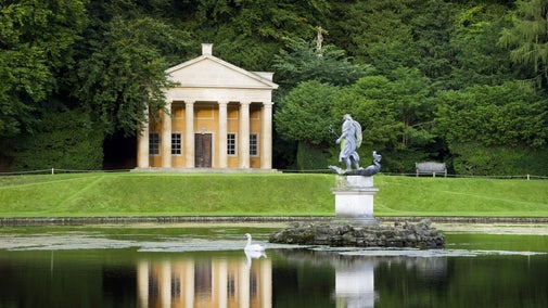 The Temple of Piety at Studley Royal Water Garden, North Yorkshire
